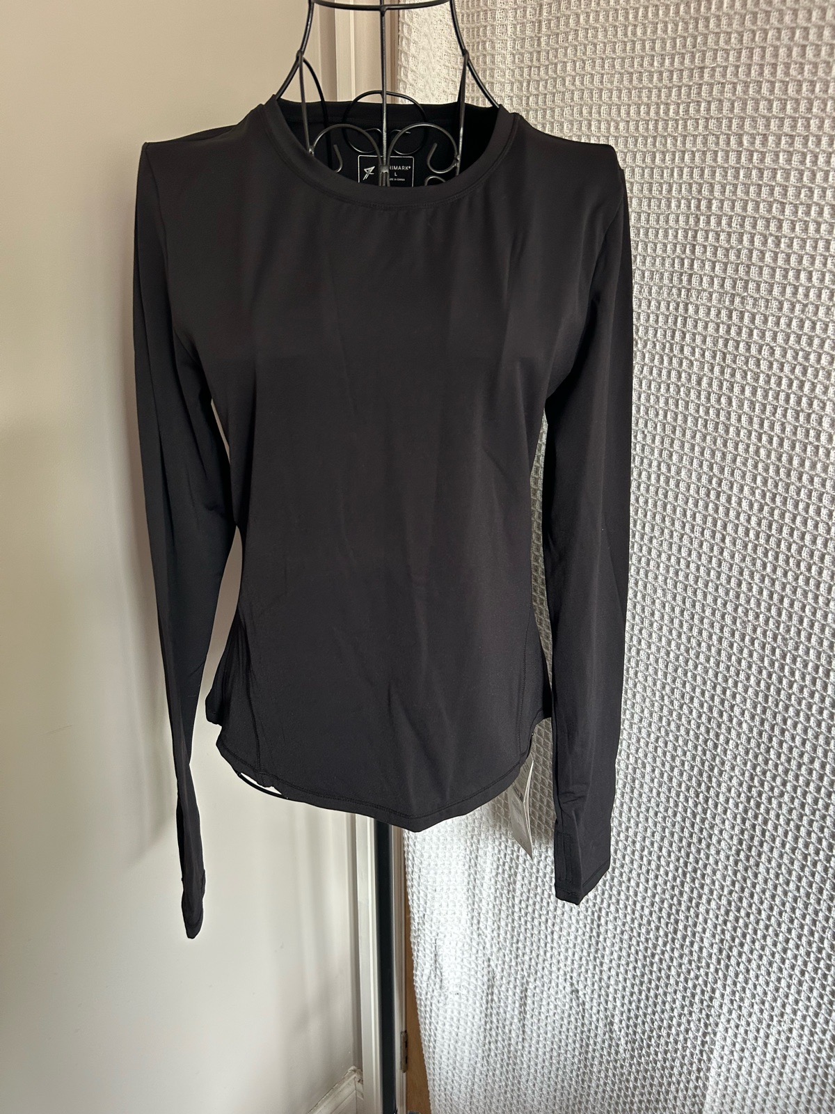 Primark Black Sports Top Size L or 14 New with Tags
