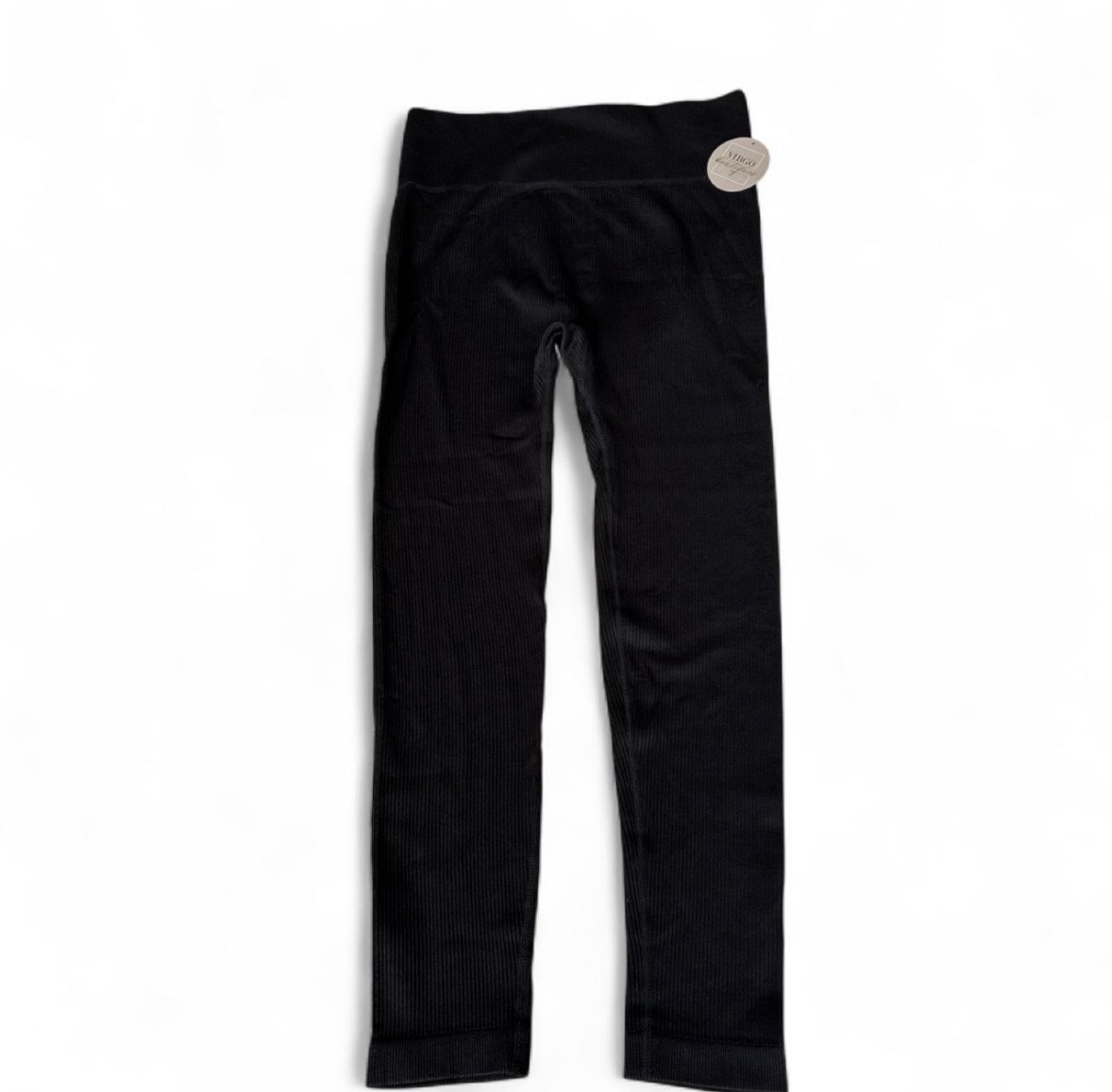 Virgo Boutique ribbed super stretchy leggings. Yoga. Gym. Size 12-14. New.
