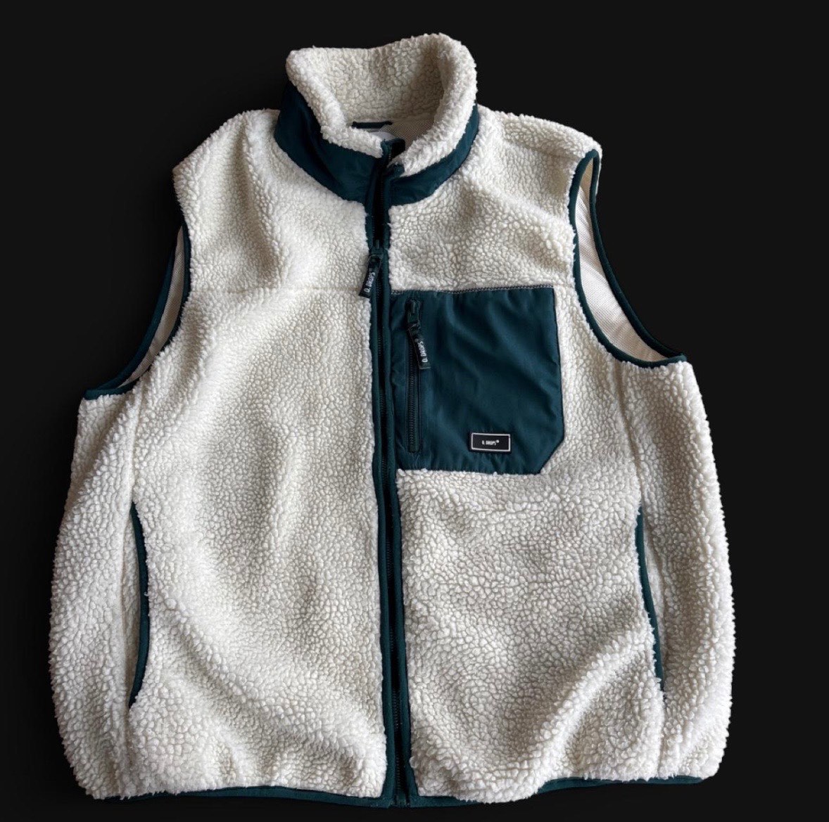 Bershka Sherpa Fleece Gilet. Size L. Excellent condition.