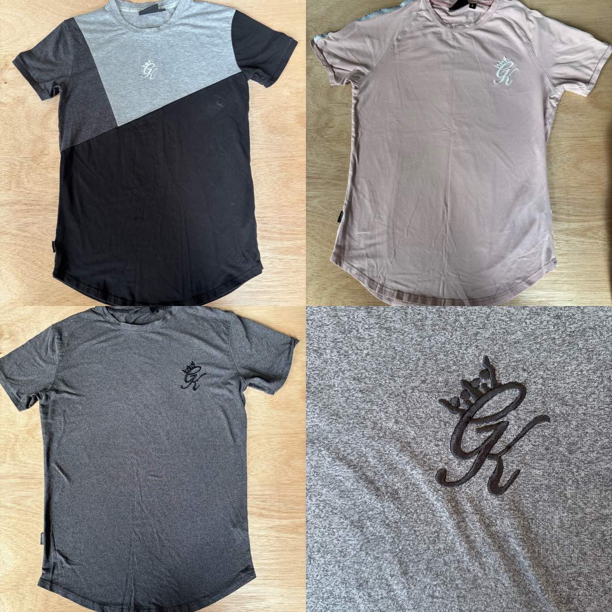 3 Gym King T-shirts. Size S, chest 38”. Good condition.