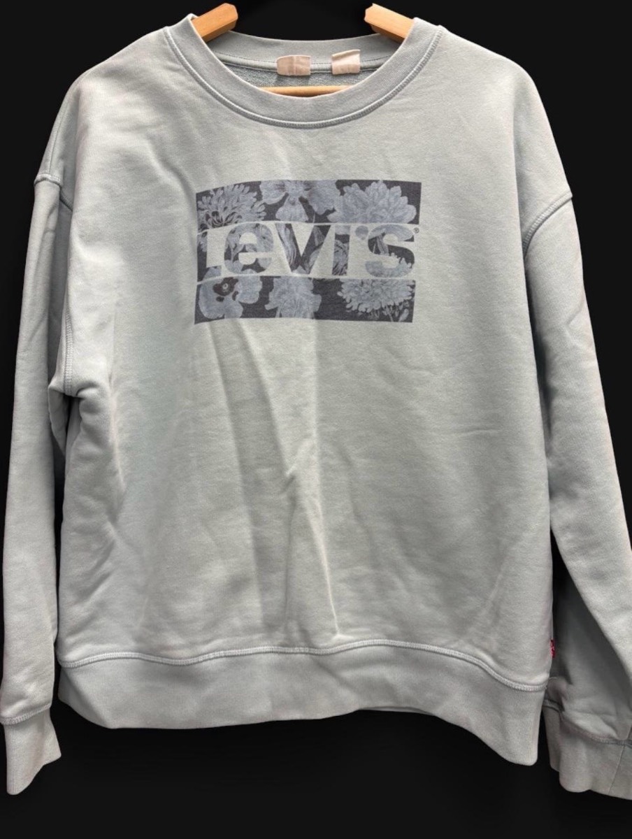 Levi’s sweatshirt. Floral design. Size Large.
