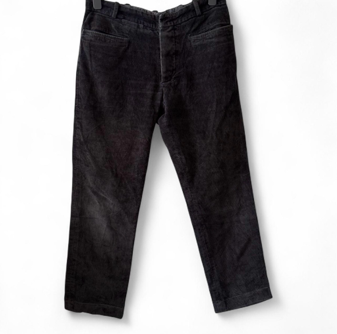 Italian Vintage loose fit cords. Size 14. Black.