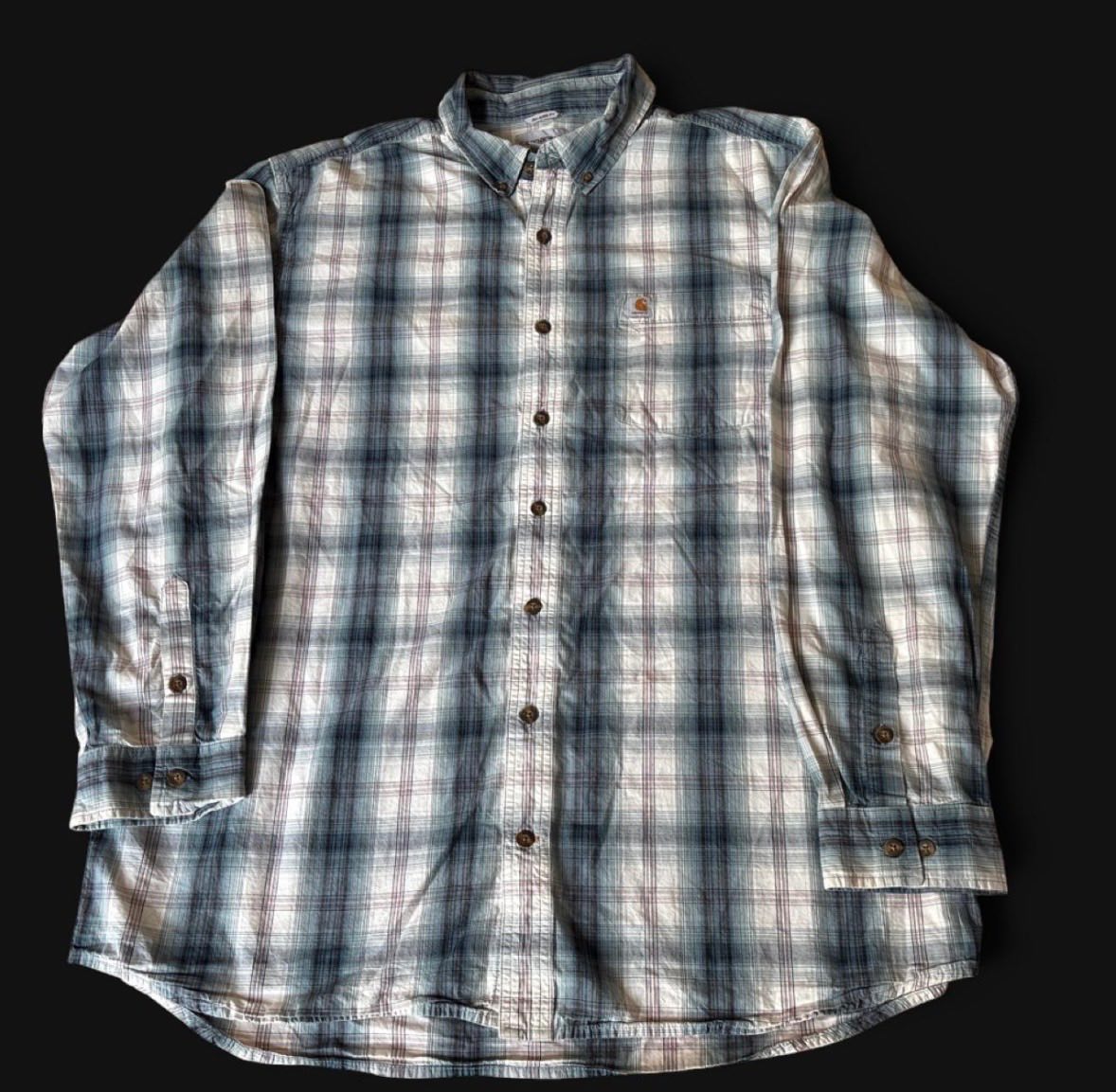 Carhartt XL, Tall shirt. Chest 50”. Excellent condition.
