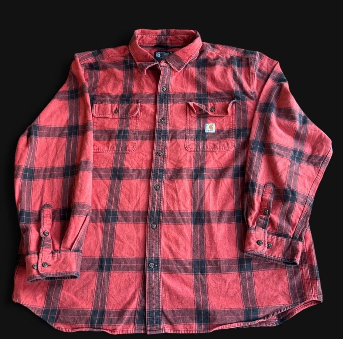 Carhartt Heavyweight Flannel Shirt. XXL, chest 56”. Great condition.