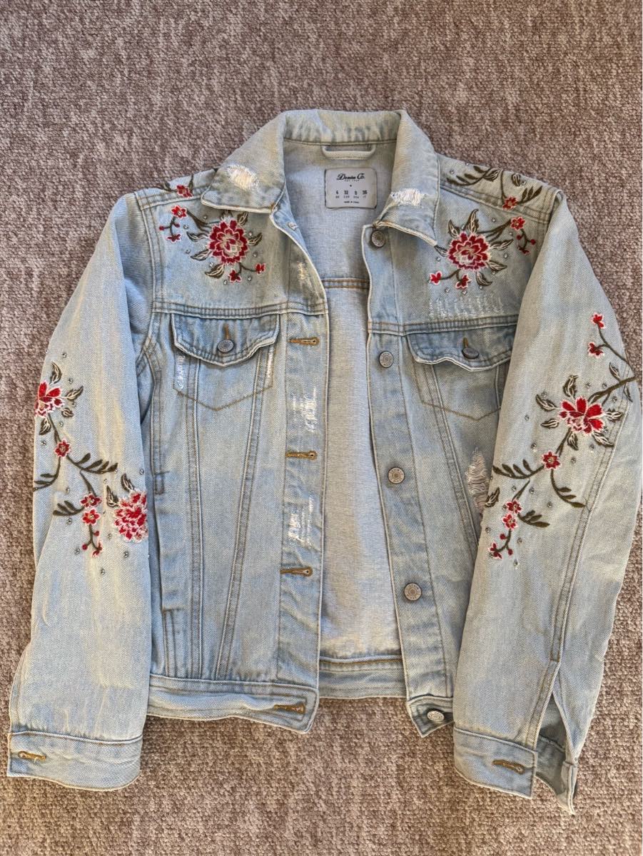 Embroided denim jacket