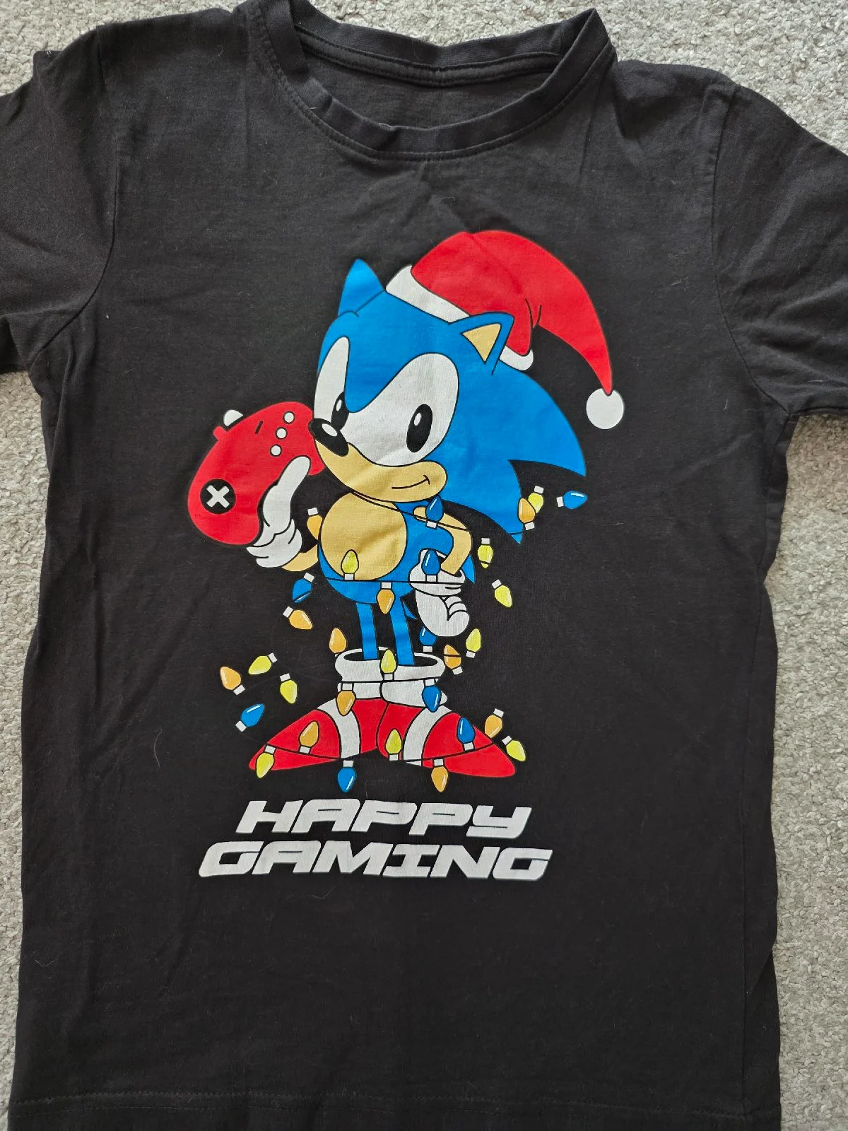 Sonic the hedgehog christmas tshirt