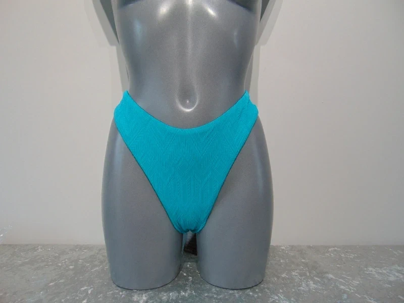 Moontide Piha Gelato Peacock Turquoise V Pant Bikini Briefs Swim Bottoms UK 14