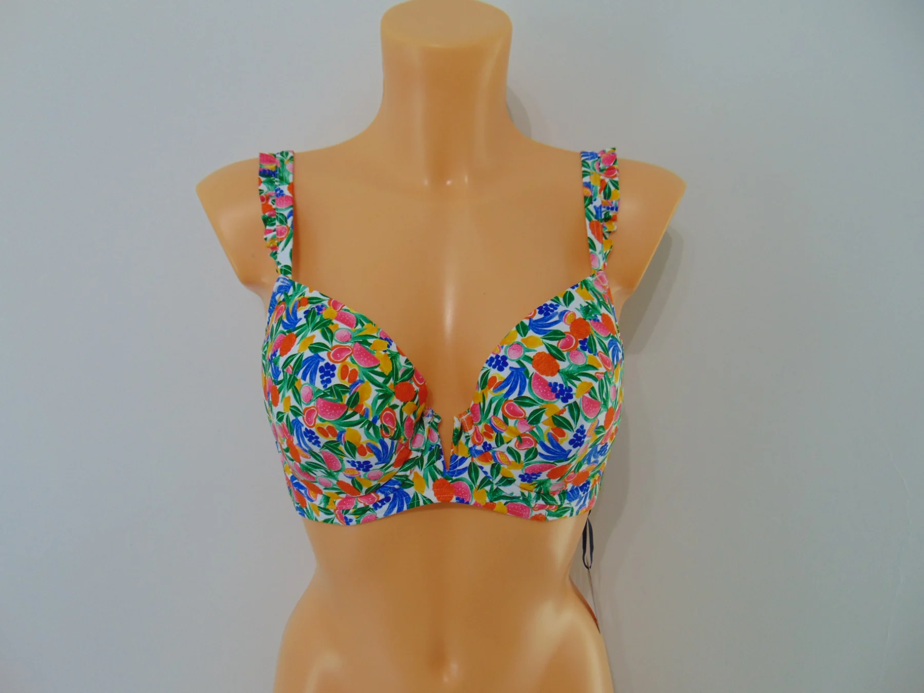 Figleaves Tutti Frutti Bikini Top UK 32DD UK 10 DD Cup