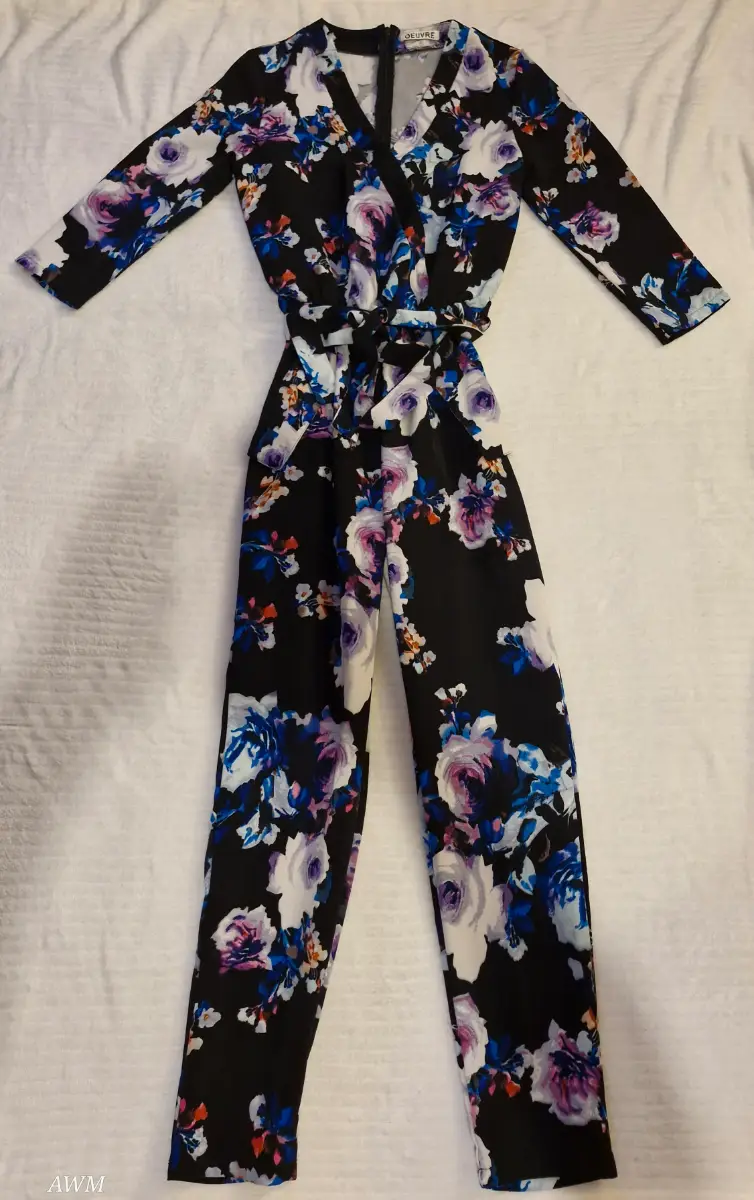 Oeuvre floral jumpsuit