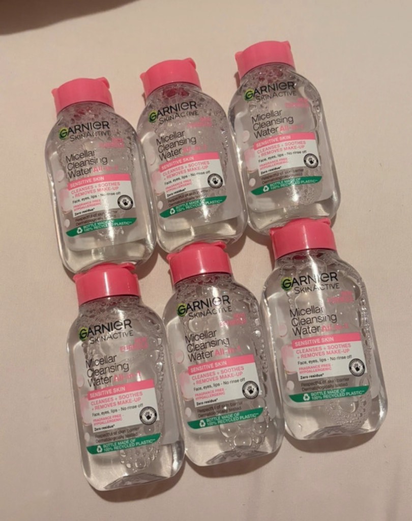 6x Garnier Micellar water (brand new sealed box)