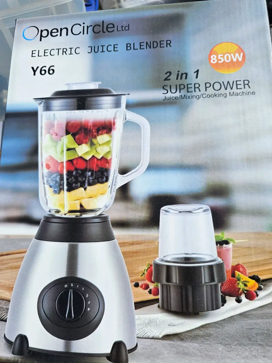 Glass juice blender new with tags