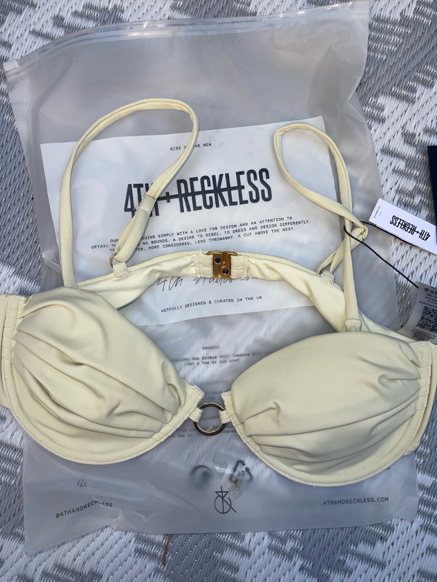 4th & reckless shell  bikini top