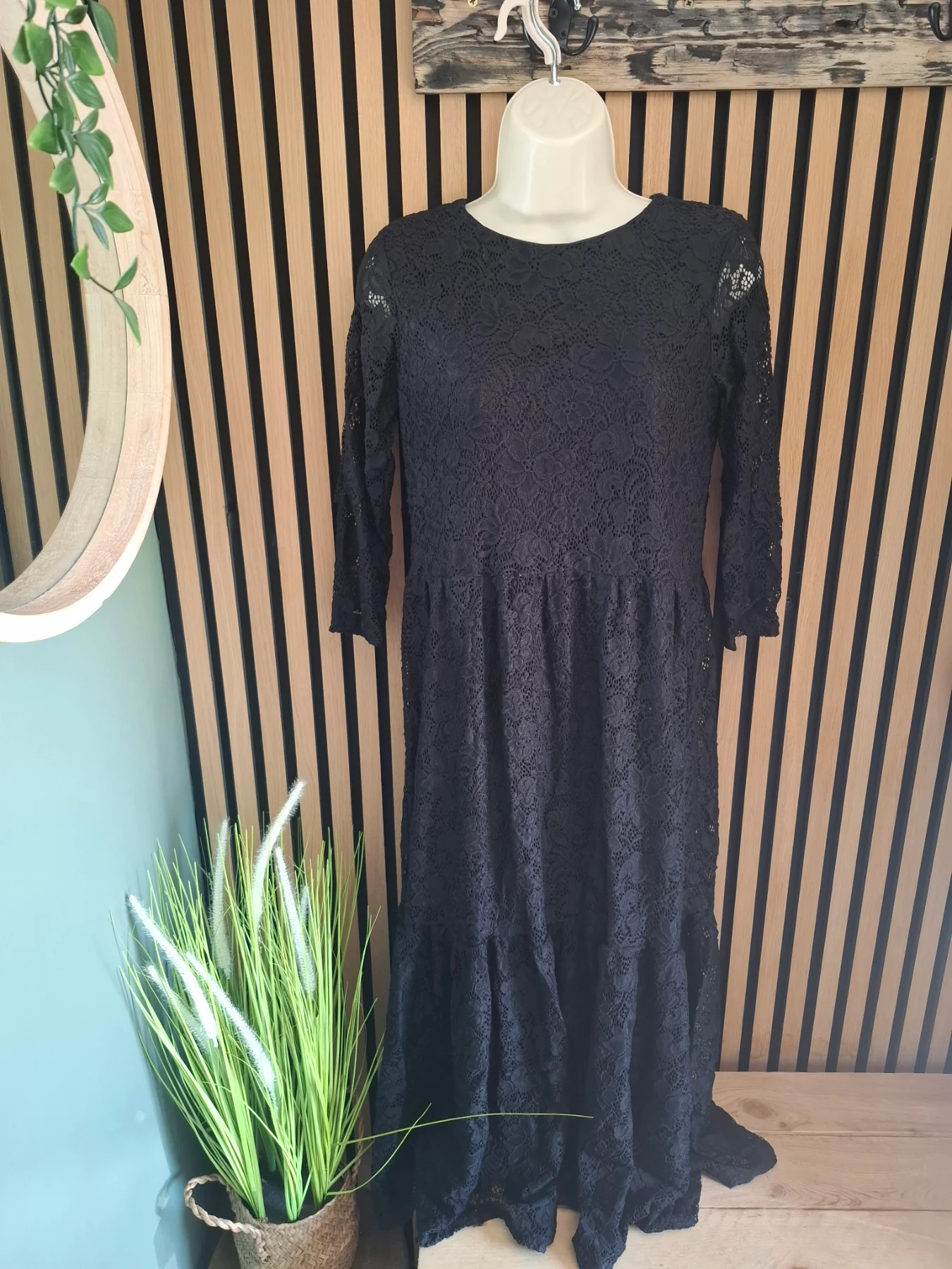 Black River Island new with tag gothic lace dress goth witch size 10