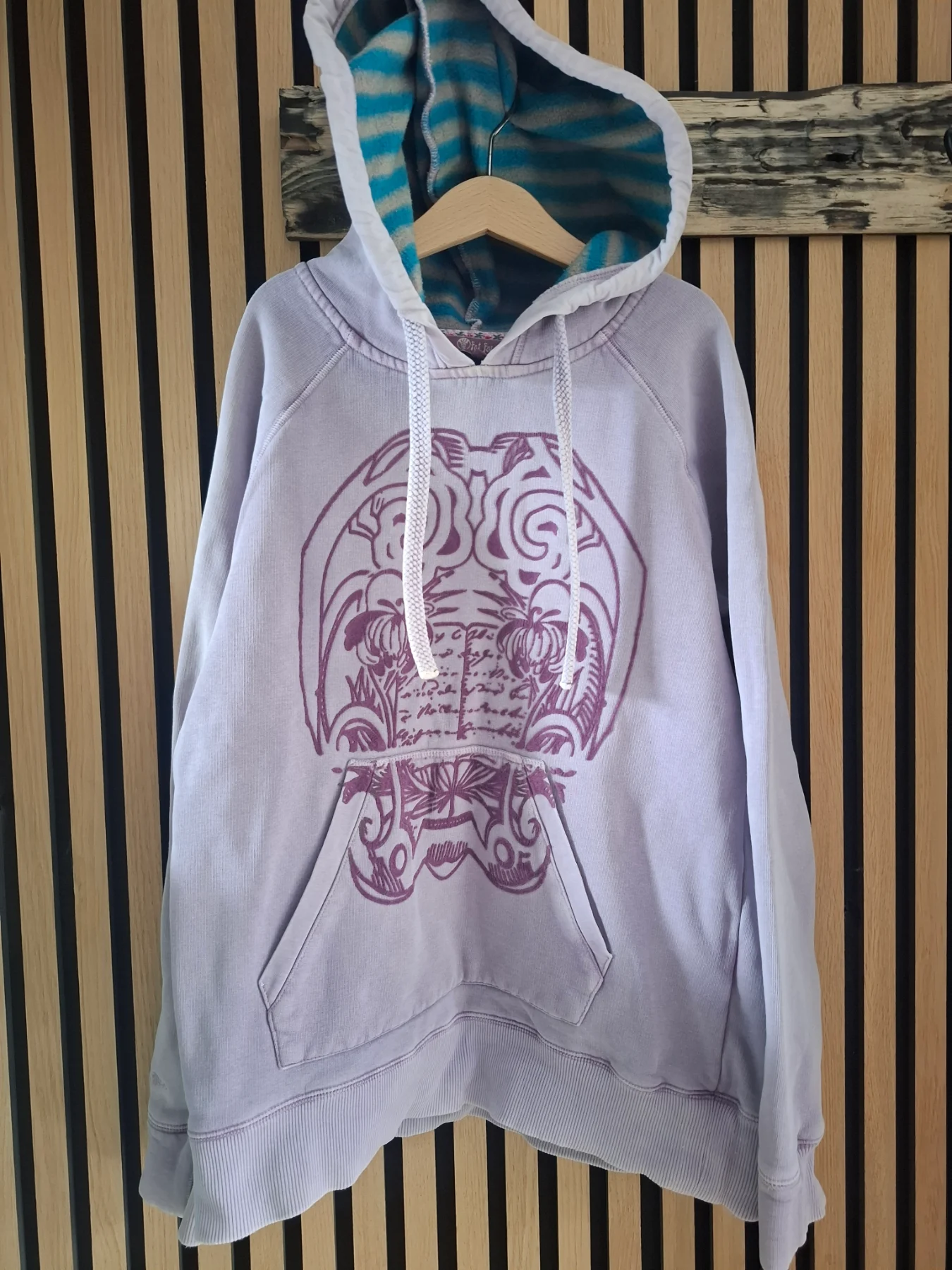 Lilac fatface hoody size 10 surf coastal boho chic