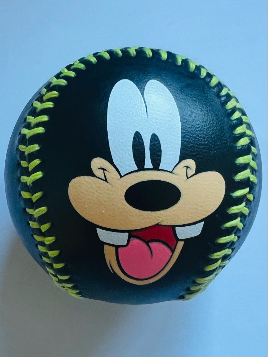 Official Disney Parks Souvenir Black And Green Goofy Baseball mint