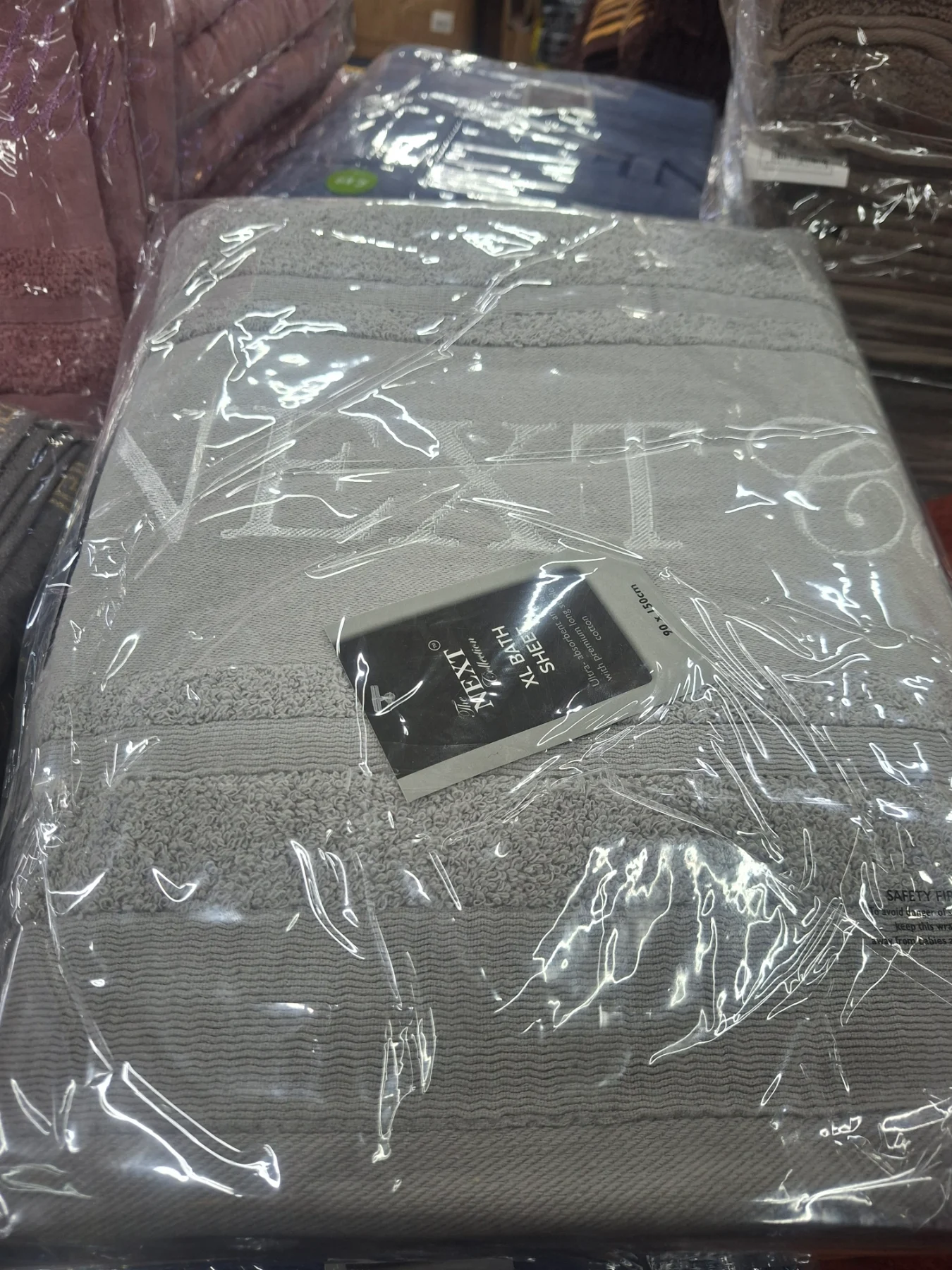 The Next Collection Bath Sheets  (3 in pack)