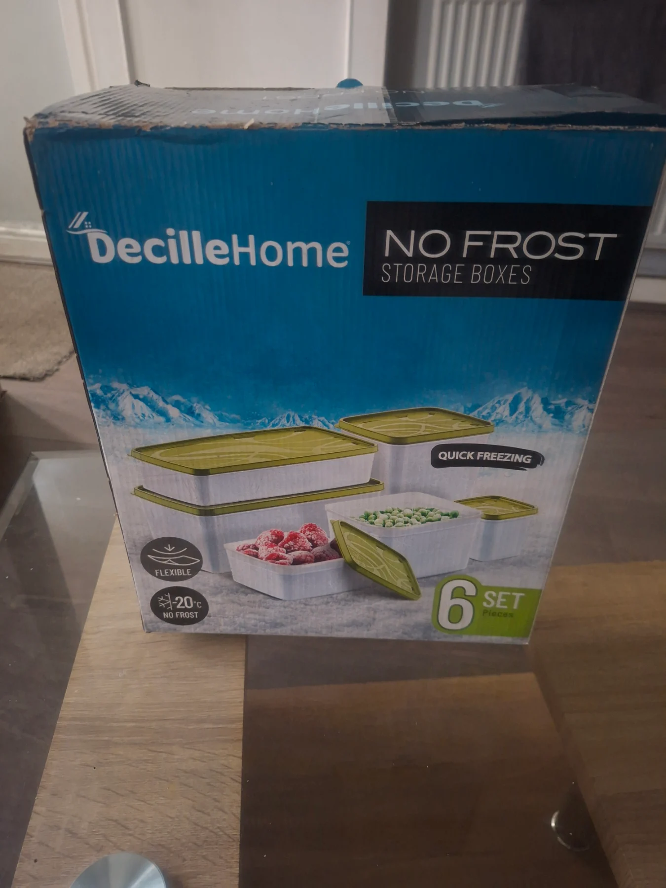No Frost 6 pc Storage Boxes
