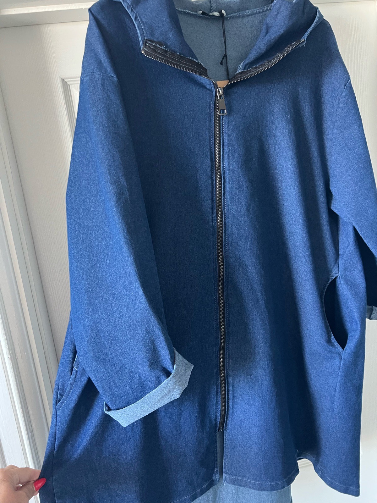 Stylish Denim Parka