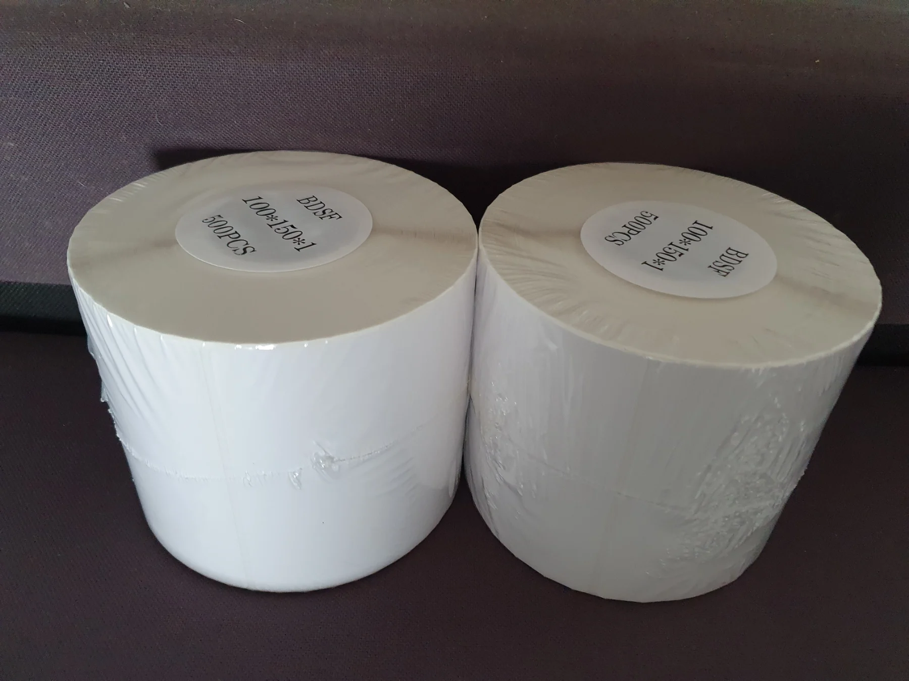 2 x rolls of 500 thermal printer labels. New and Unused