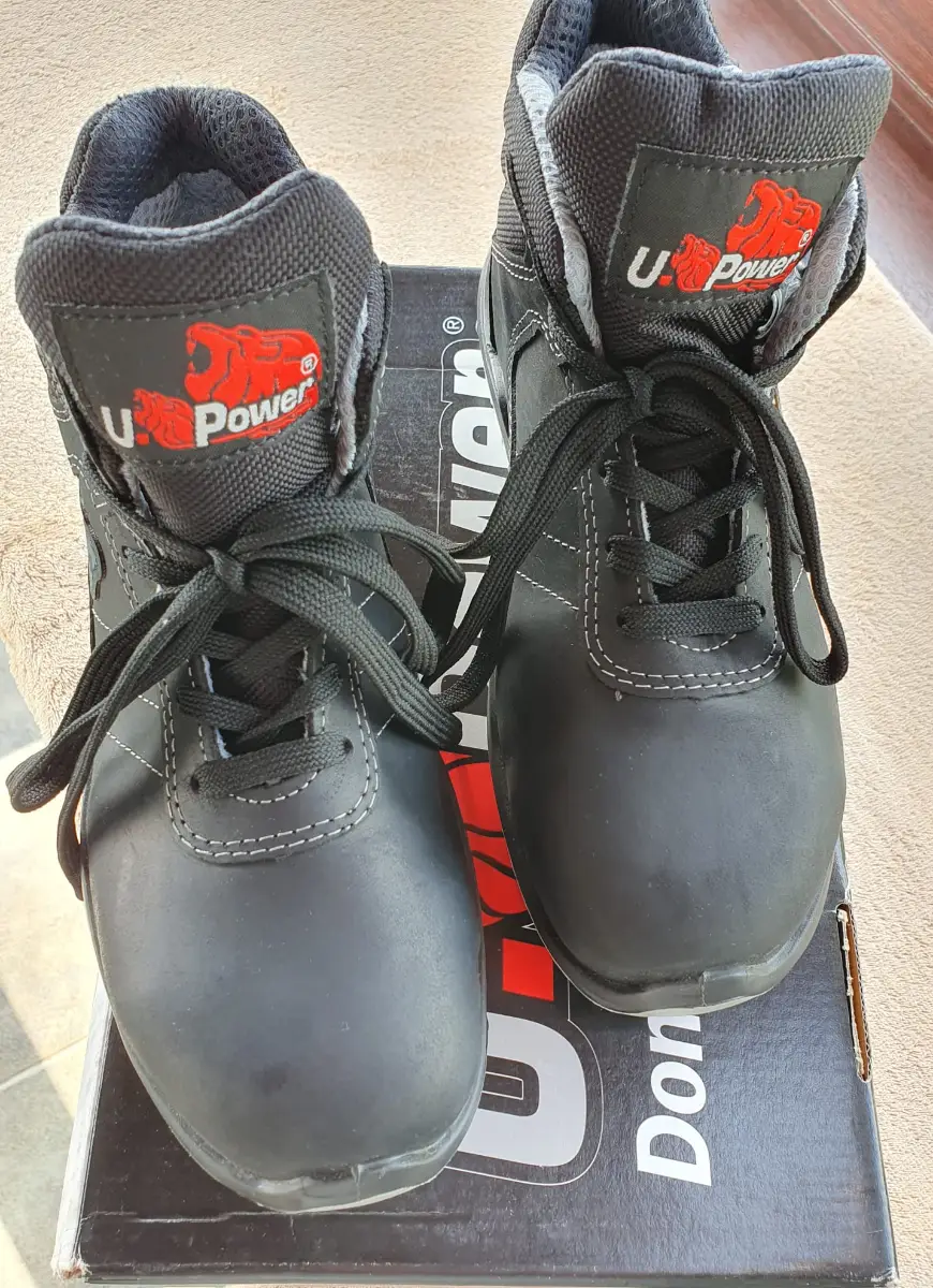 UPower S3 Safety Boots. Size uk5/Eu 38. Black. New and Unworn.