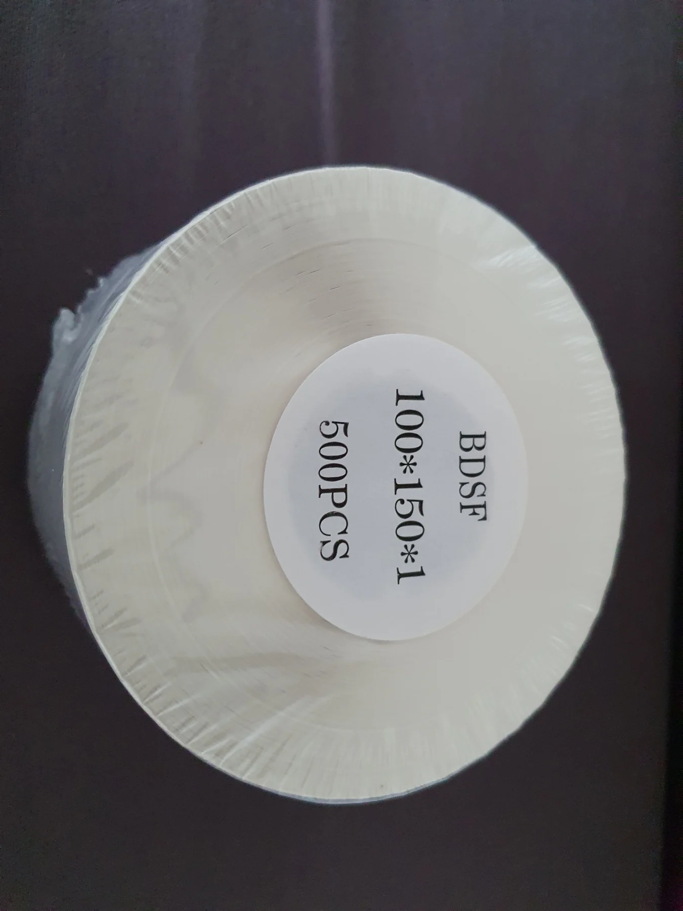 4 rolls of 500 thermal printer labels, new in sealed packaging.