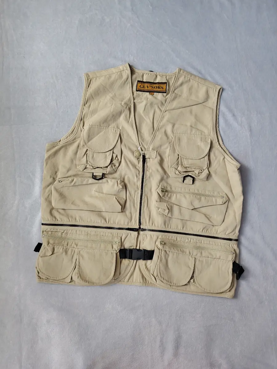 Guv'nors Vintage Fishing Vest Multipocket size M Vintage Collection |Festival