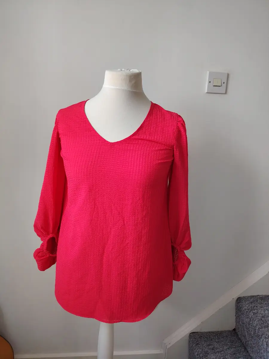 Capsule women's pink blouse top size M / 10 uk