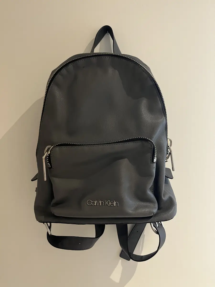 Calvin Klein grey backpack