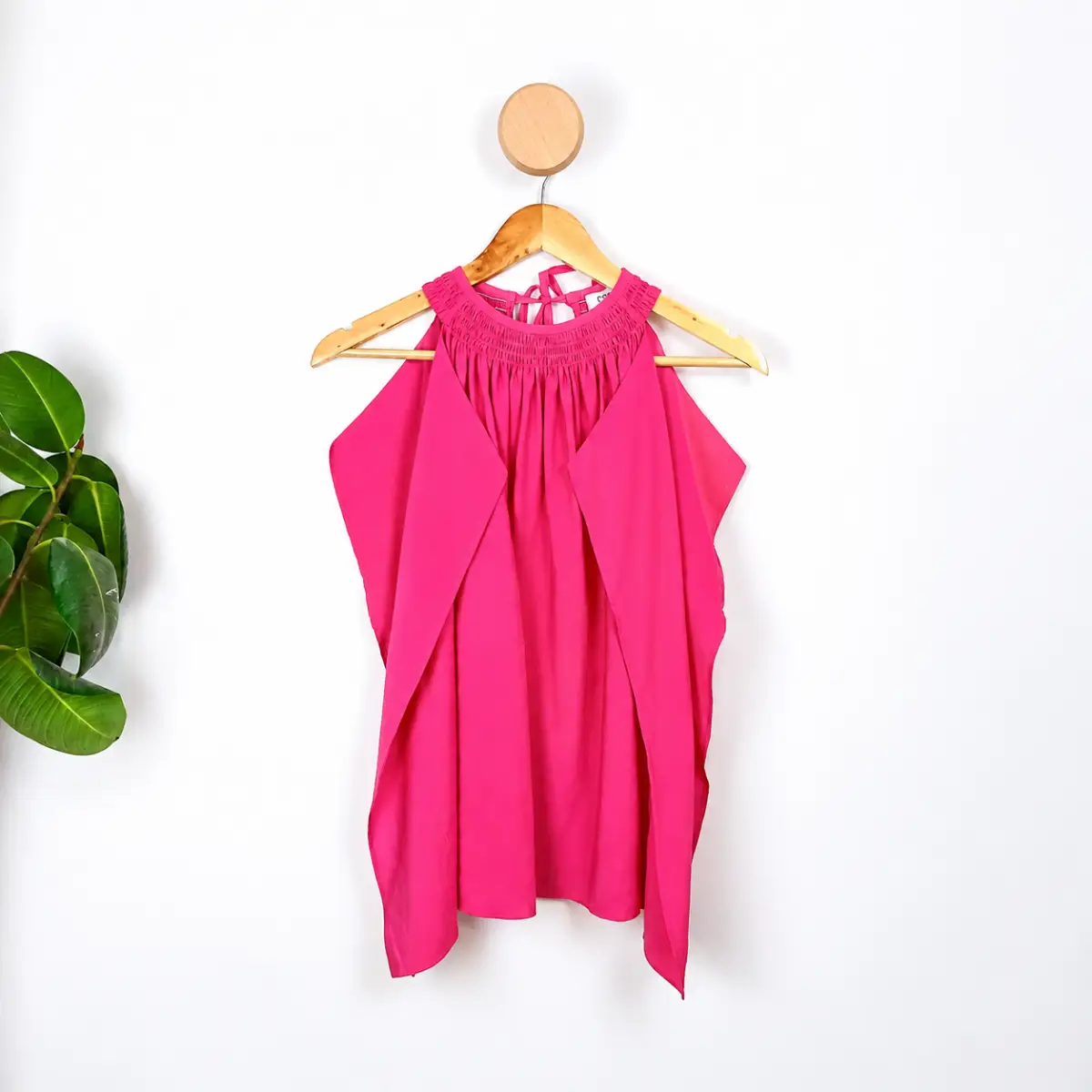 COS Bright Pink Shoulder Top