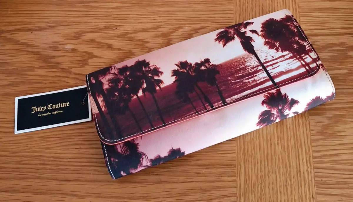 Juicy Couture Palm Tree Clutch Bag BNWT