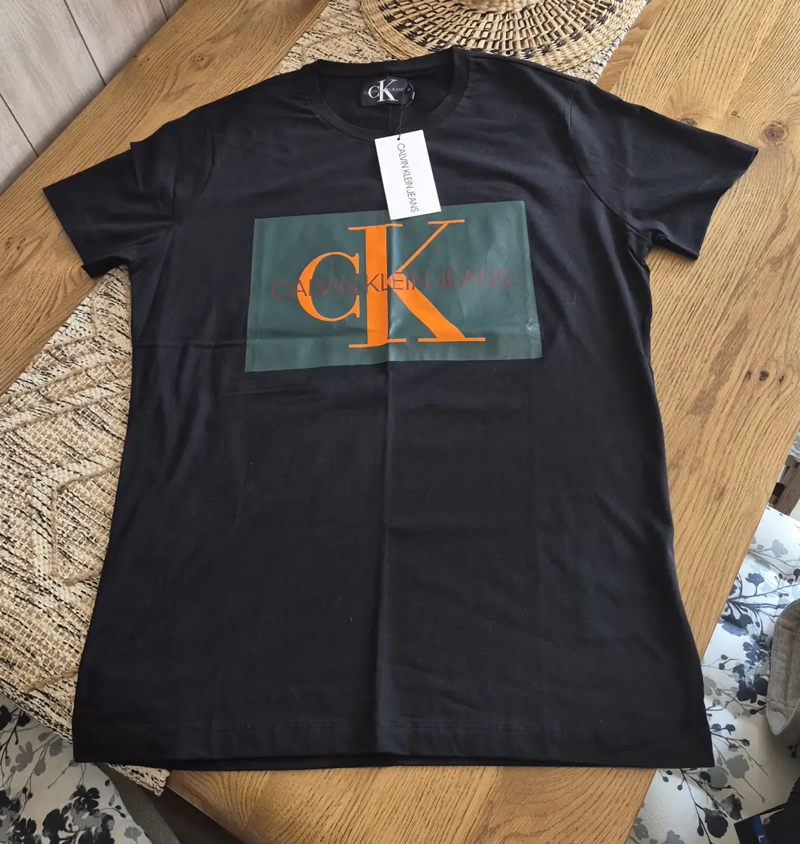 Calvin Klein Designer Mens Black June Bug T-Shirt