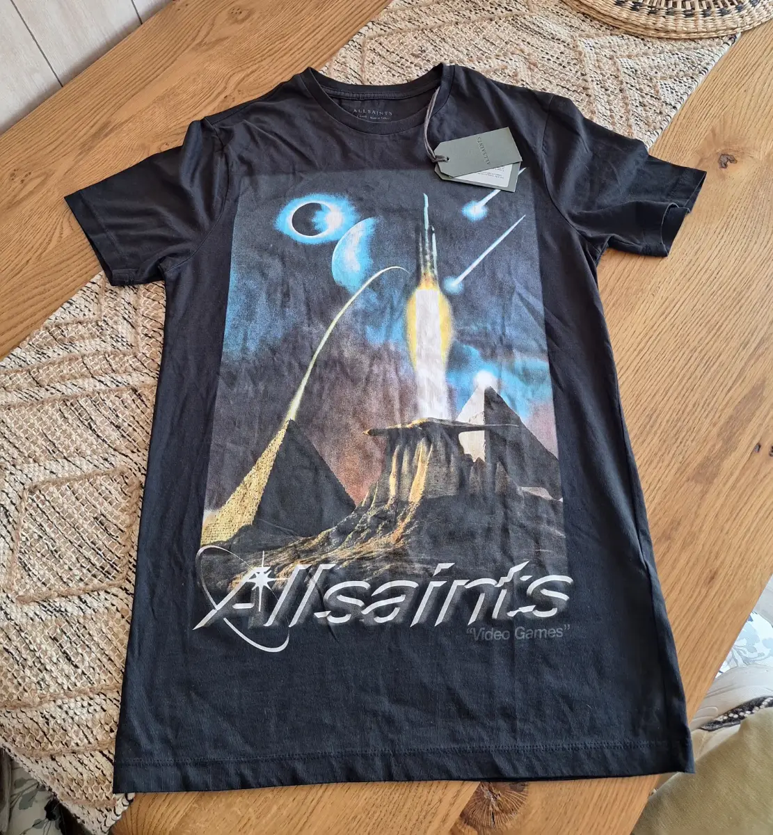 Allsaints Andromeda Crew Neck Slim Fit T-Shirt