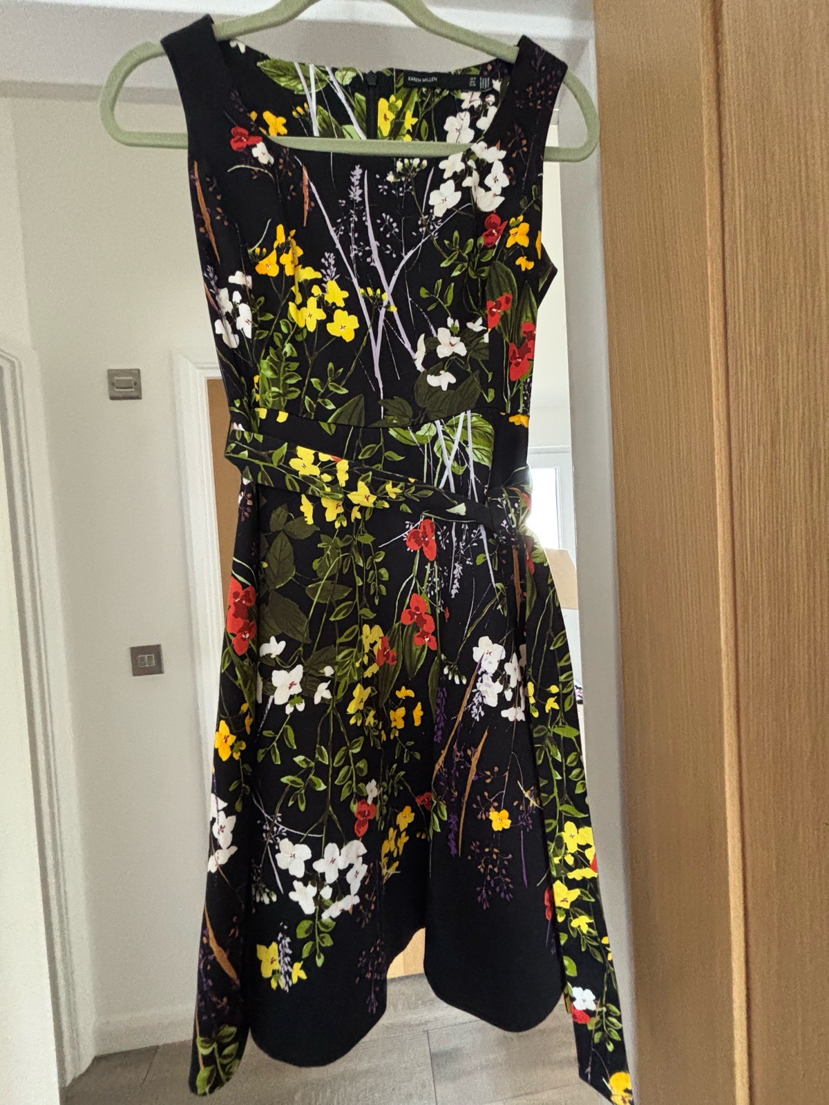 Karen Millen Beautiful Botanical Floral Dress UK 10