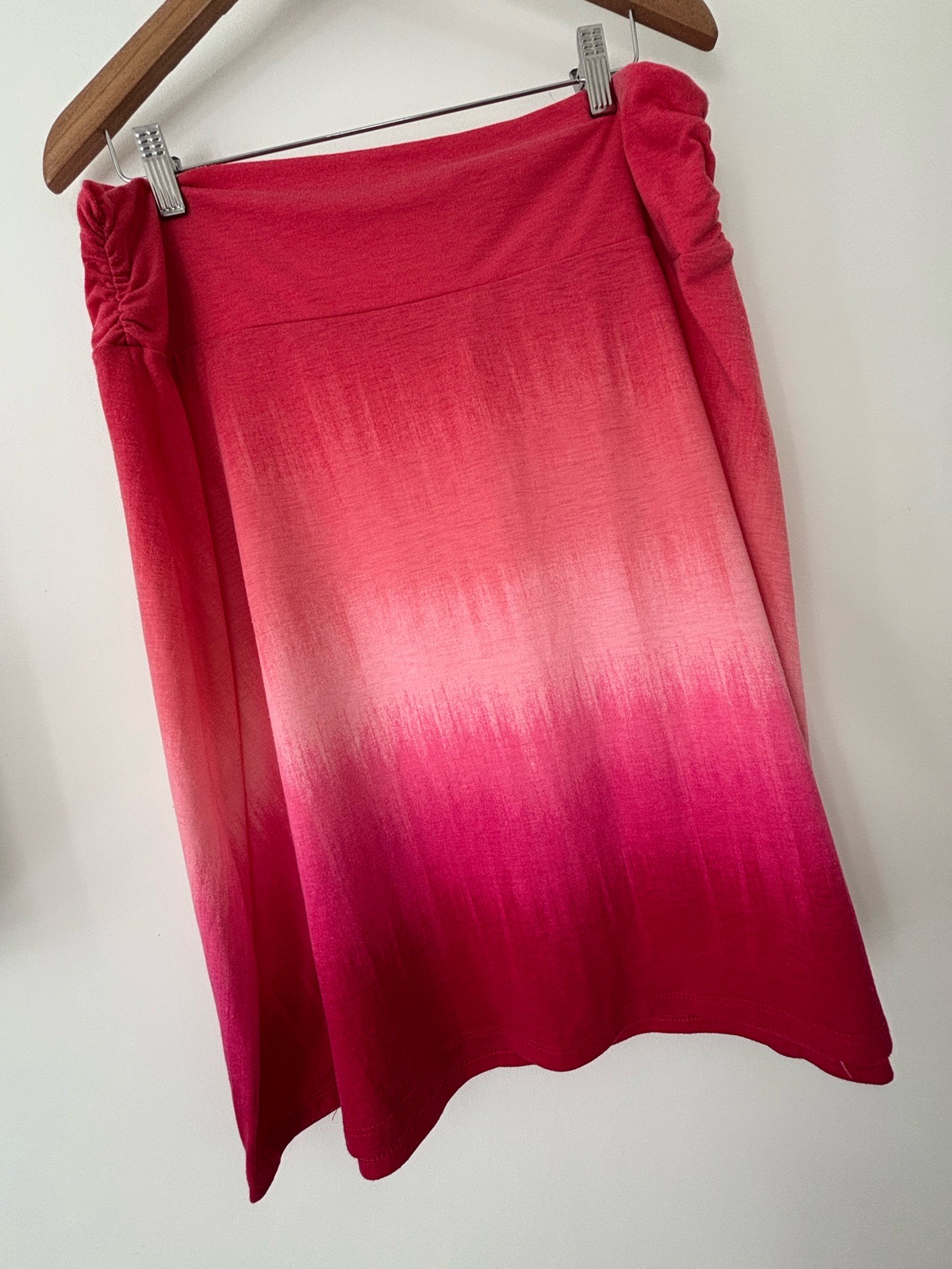 🌺 Faded Glory Vintage/Y2K Ombre A-Line Skirt – XL/XG 16–18