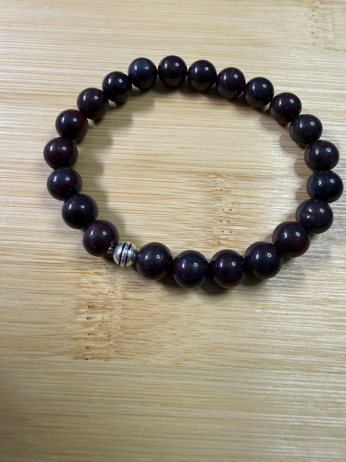 Handmade Garnet bracelet (BZ30)