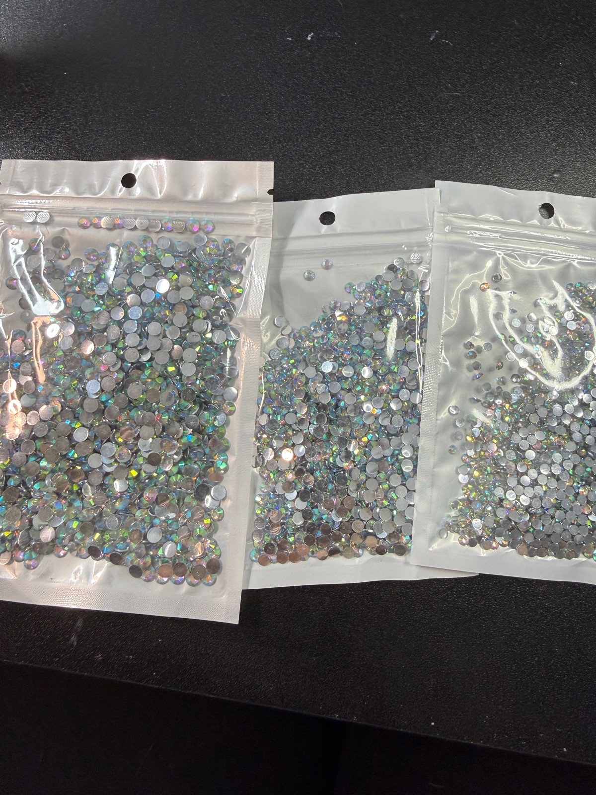 3 bags of Rhinestones (BZ83)