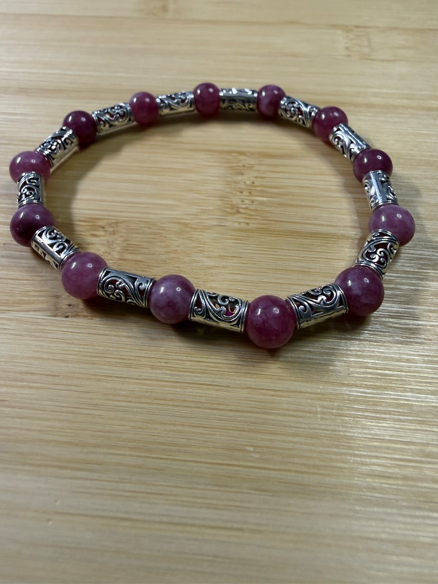 Handmade, Lepidolire bracelet  (BZ25)