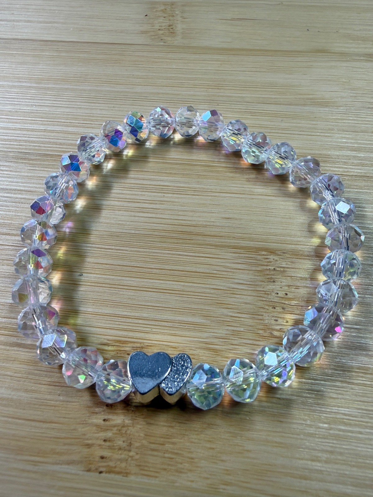 Handmade, glass bead bracelet (BZ80)