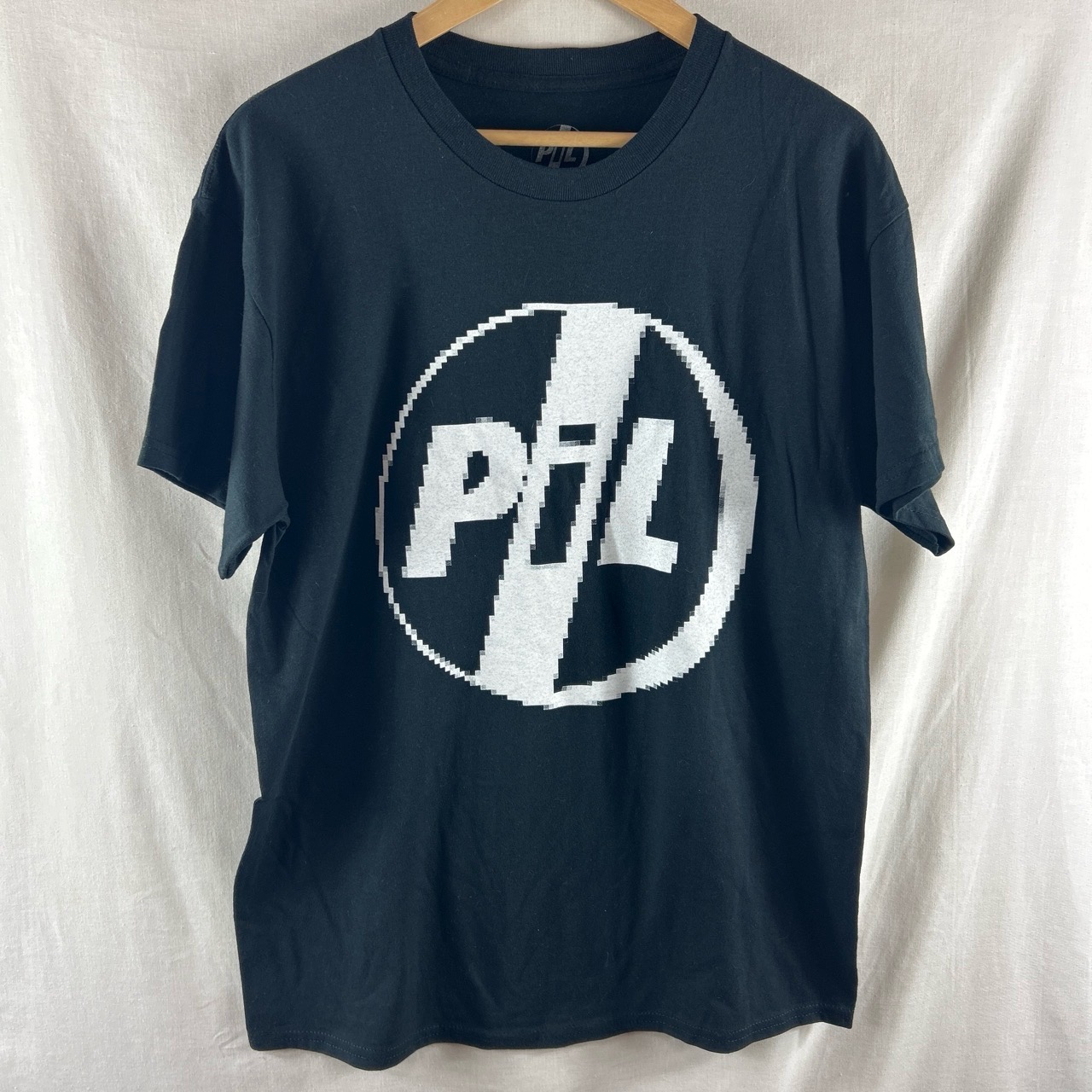 Pil UK Tour 2022 Pixel T Shirt L Size Large Black White Johnny Rotten Punk Band