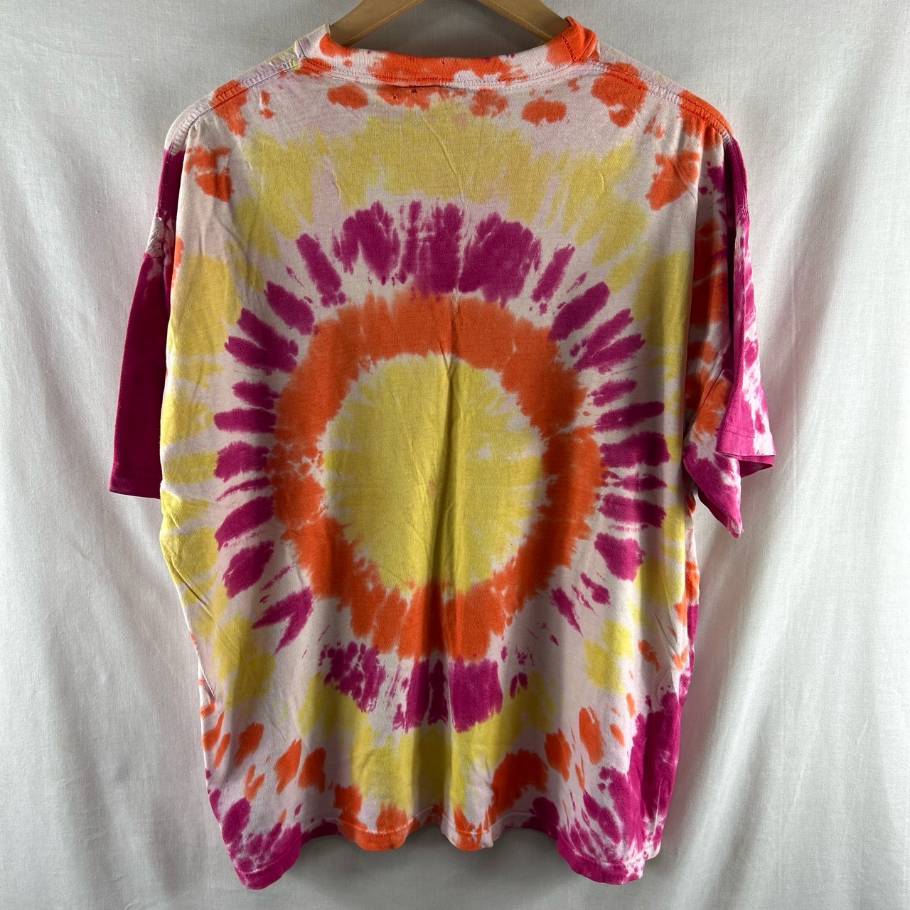 Vintage Levellers Tie Dye T Shirt XL Extra Large Distressed 90s Vtg Band Tee