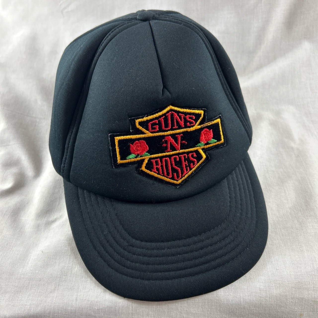 Vintage Guns N Roses GNR Logo Hat Cap One Size Black Adjustable 90s Vtg