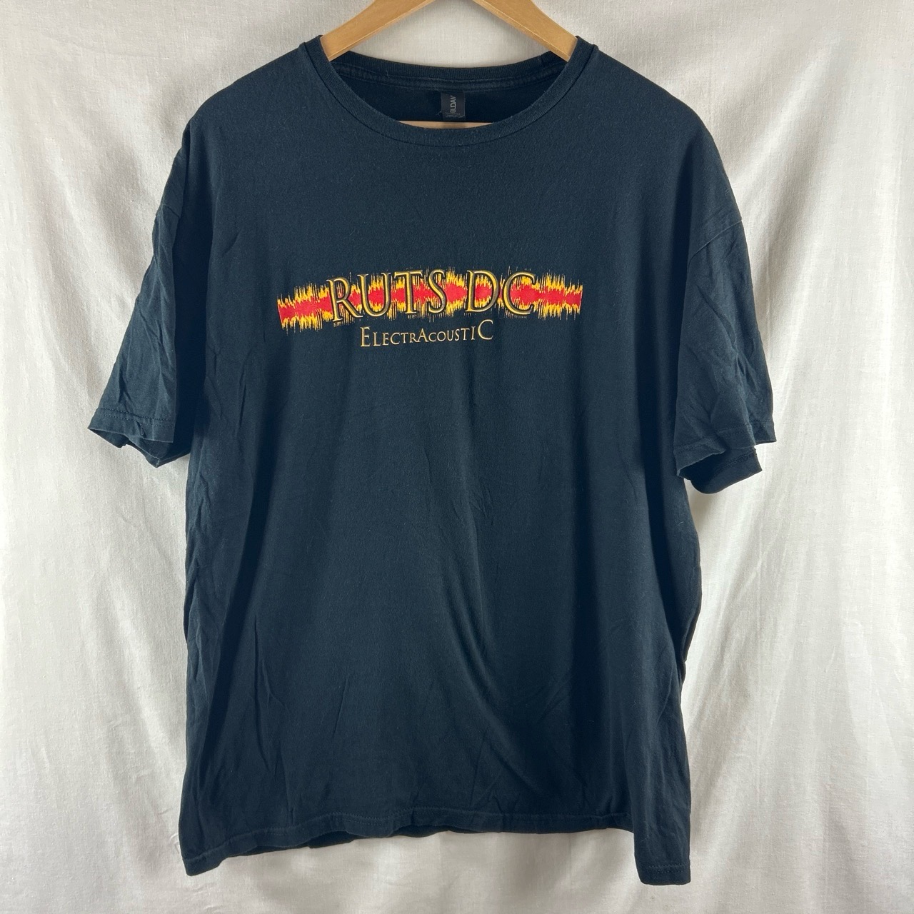 Ruts DC ElectrACoustic T Shirt Size Extra Large XL Punk Band Tee Black