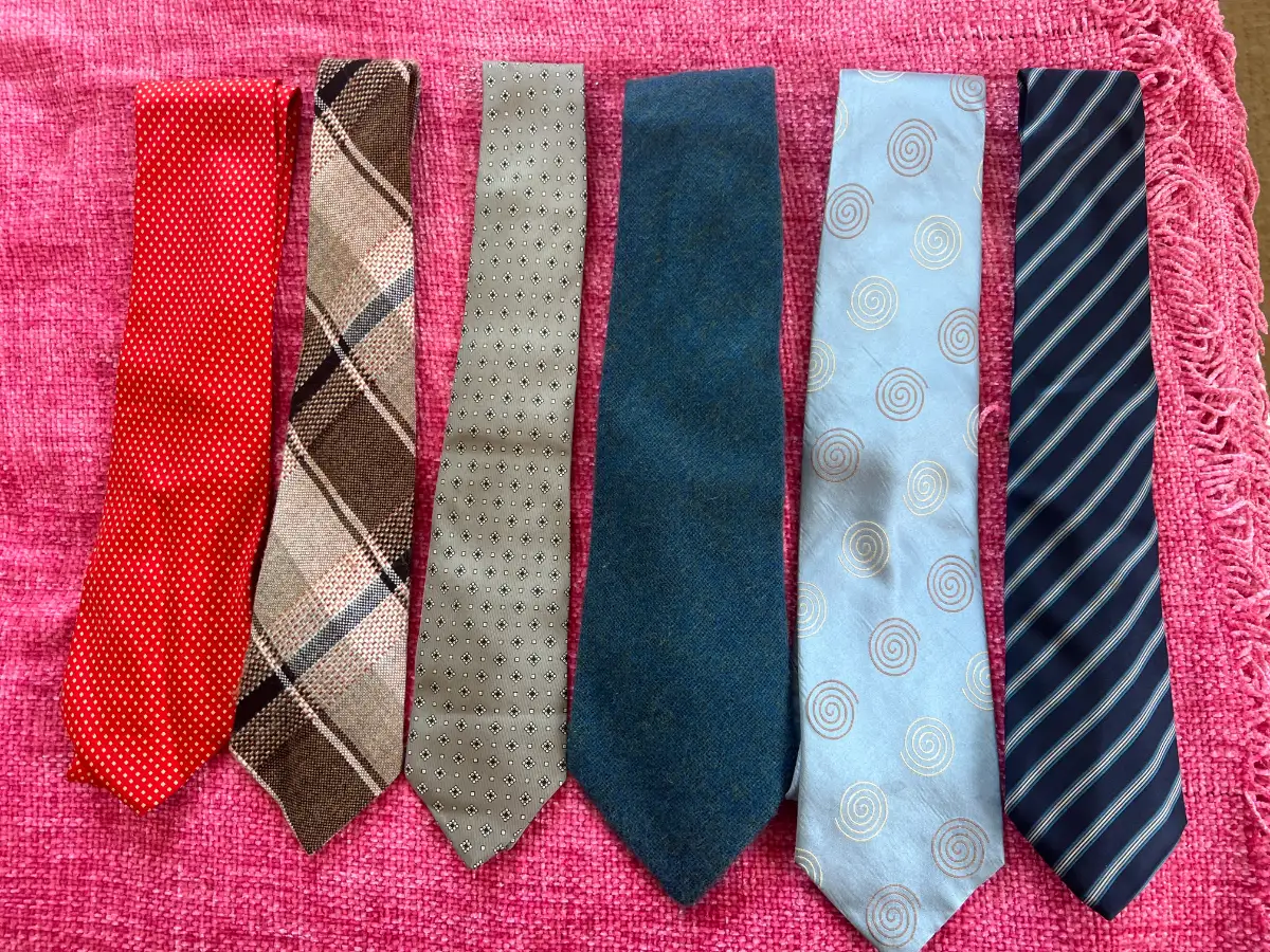 👔✨Vintage Men's Tie Bundle x6 – St Michael, Sisley, Lochcarron Shetland, Silk & Wool Mix 👔