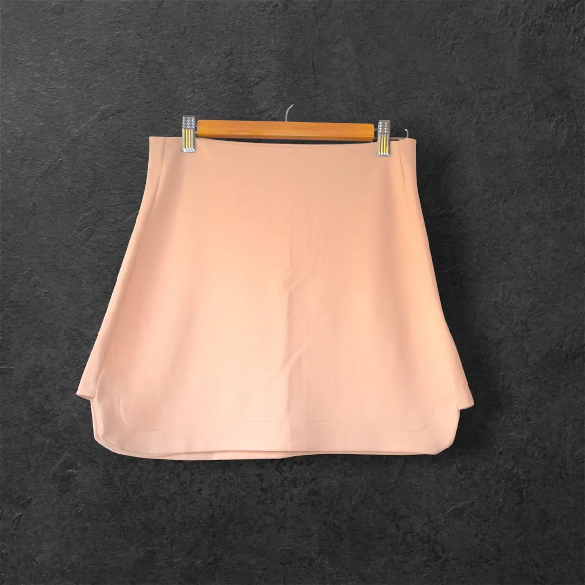 💗🌸 Boohoo Pale Pink Mini Skirt UK 10 Side Cut Out Zip Back Skirt 🌸💗