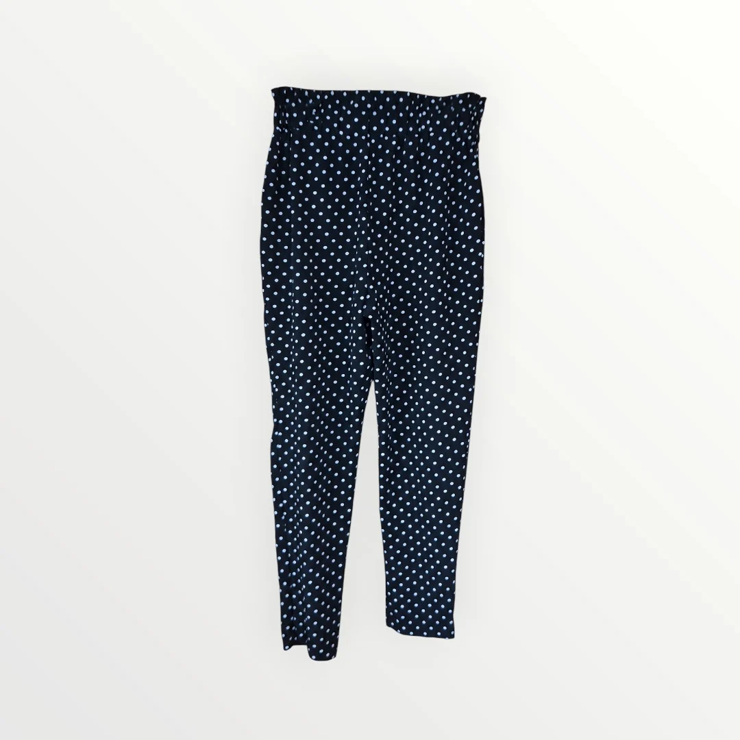 ⚪🖤 HAVE Black and White Spot Trousers | Polka Dot Relaxed Fit | Size M 🖤⚪
