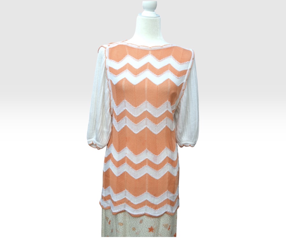 🍑 Vintage 1980s Medici Knit Jumper | Soft Acrylic Viscose Blend | Small 🍑