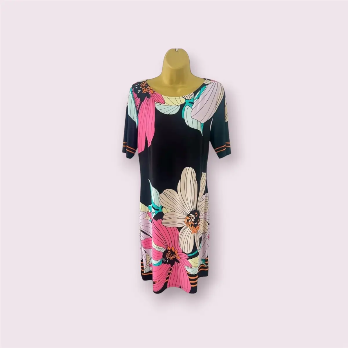 🌸💗 M&S Collection Pink Floral Dress – UK 12 – Easy Everyday Style ✨💗