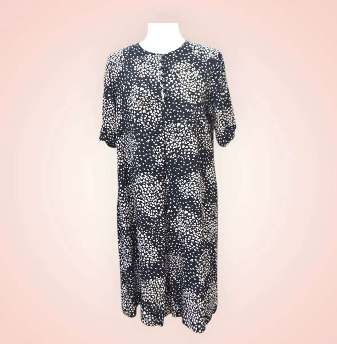 🇬🇧Vintage 1980s Just Jane Smock Style Dress – UK 12–14 – Made in England 🇬🇧