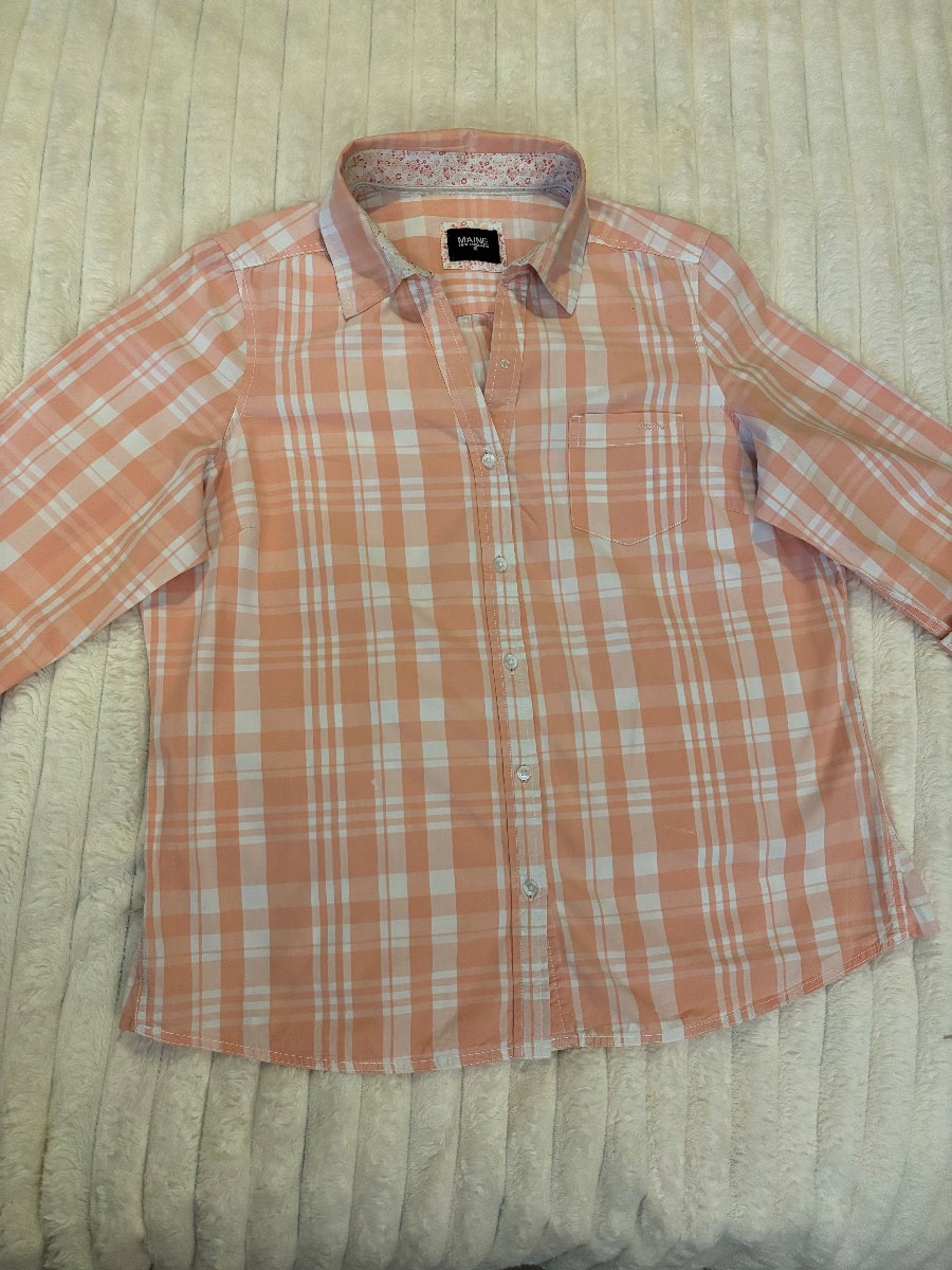 Maine checked shirt size 16