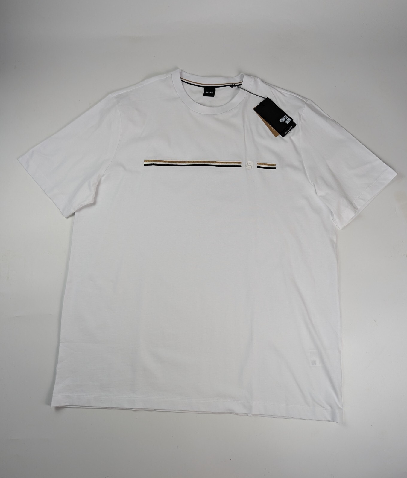 BOSS C Taut 41 T-Shirt in White Mens Size UK 3XL everyday summer holiday new